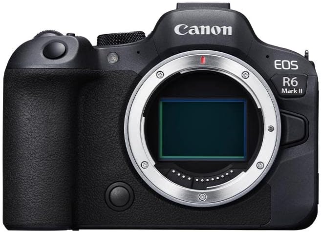 Canon EOS R6 Mark II Mirrorless Camera Body – Full-Frame, 24.2MP, 4K 60p