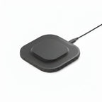 Cygnett PowerBase 3 15W Wireless Phone Charger - Gray - Fast Qi Charging Pad Cygnett