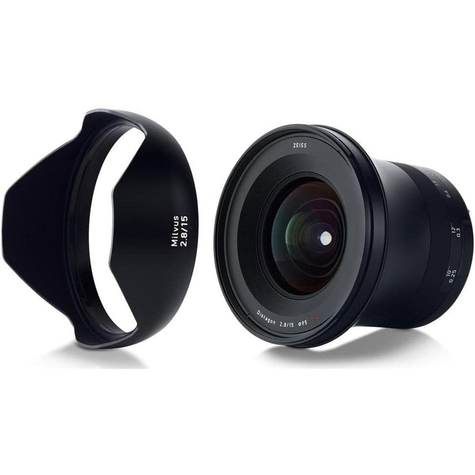 ZEISS Milvus 15mm f/2.8 Full Frame Camera Lens for Canon EF-Mount ZE, Black