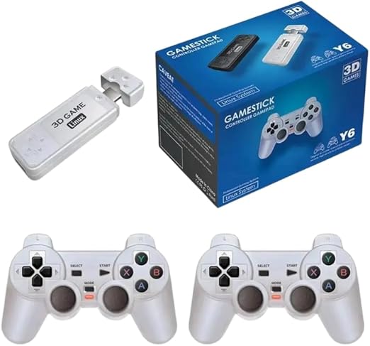 SF900 Game Stick 16-Bit Retro Video Game Console – HD Output, 1700+ Built-in Classic Games, TV Gaming System