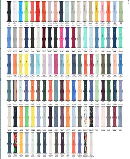 Soft Silicone Sport Waterproof Strap Band 38mm 40mm 41mm 42mm 44mm 45mm 46mm 49mm Compatible with Apple Watch Series 10 9 8 7 6 5 4 3 2 1 SE Ultra, Ultra 2 Women Men