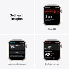 Apple Watch Series 7 45mm (GPS + Cellular) Black  (Refurbished Grade-C)