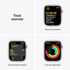 Apple Watch Series 7 45mm (GPS + Cellular) Black  (Refurbished Grade-C)
