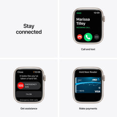 Apple Watch Series 7 45mm (GPS + Cellular) Black  (Refurbished Grade-C)