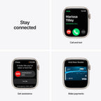 Apple Watch Series 7 45mm (GPS + Cellular) Black  (Refurbished Grade-C)