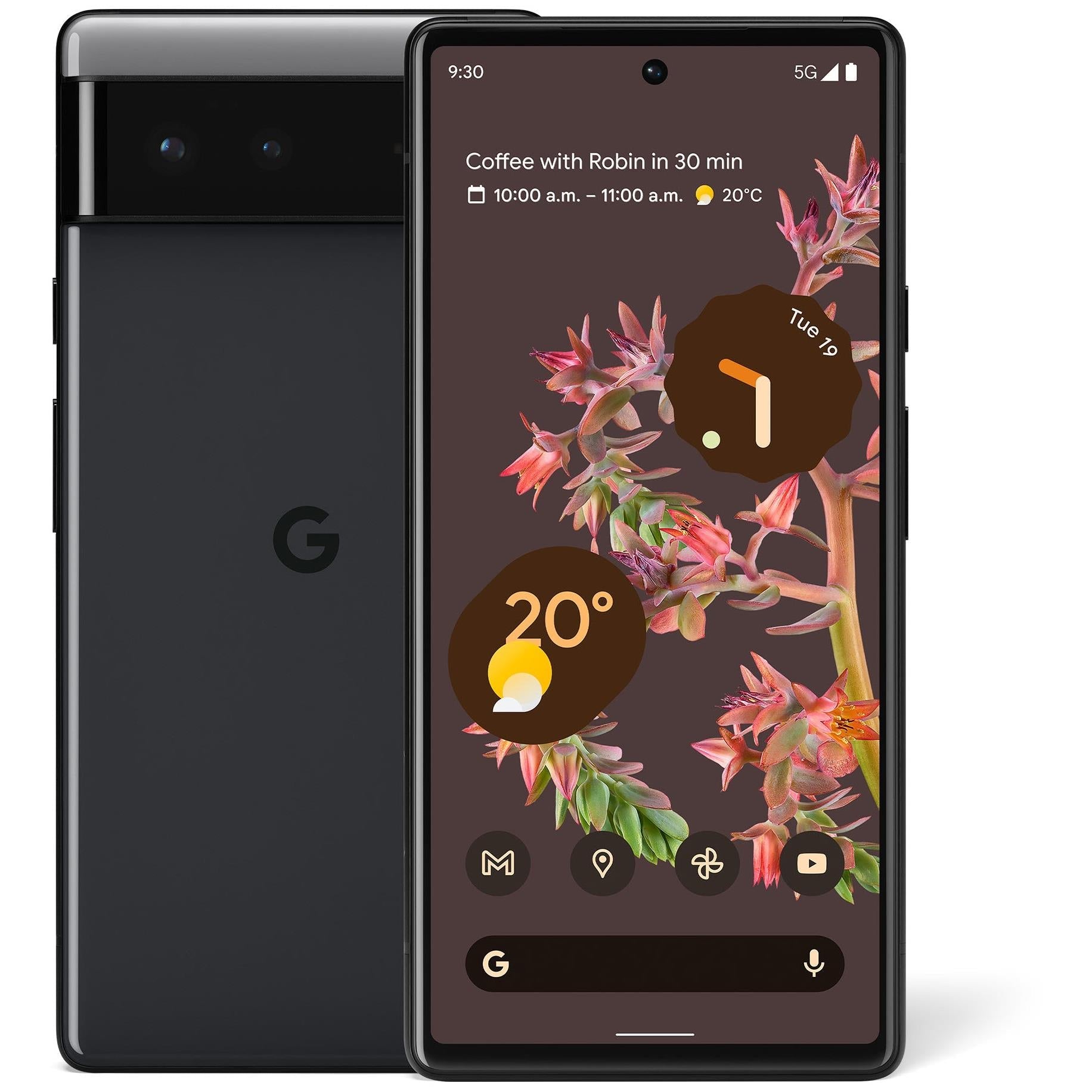 Google Pixel 6 5G Smartphone (8GB/128GB) - Stormy Black (Refurbished Grade - A) (AU Version)