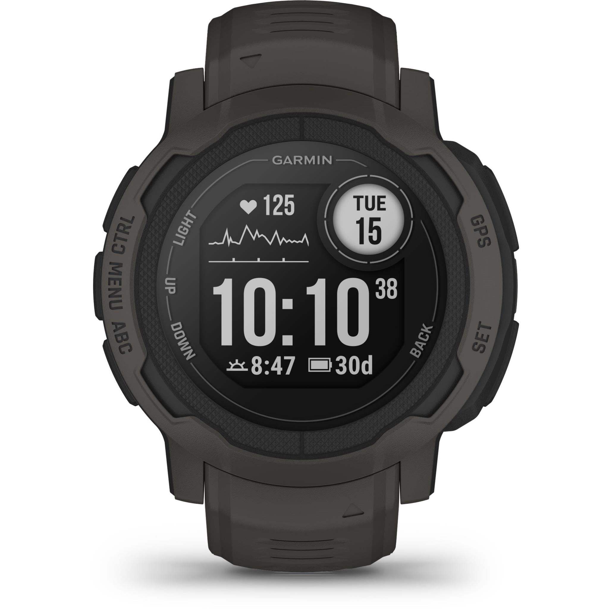 Garmin Instinct 2 Rugged GPS Smart Watch - Graphite (AU Version)