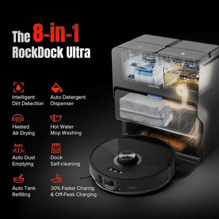 Roborock S8 MaxV Ultra GRADE A - Smart Vacuum & Mop for Effortless Cleaning