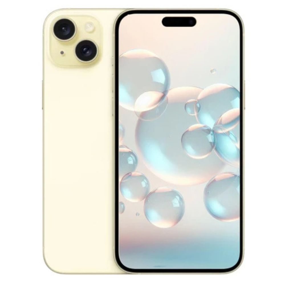 Apple iPhone 15 Plus - 128GB / 256GB / 512GB / - Pink, Yellow, Green, Blue, and Black With 90% battery- Pristine - Refurbished