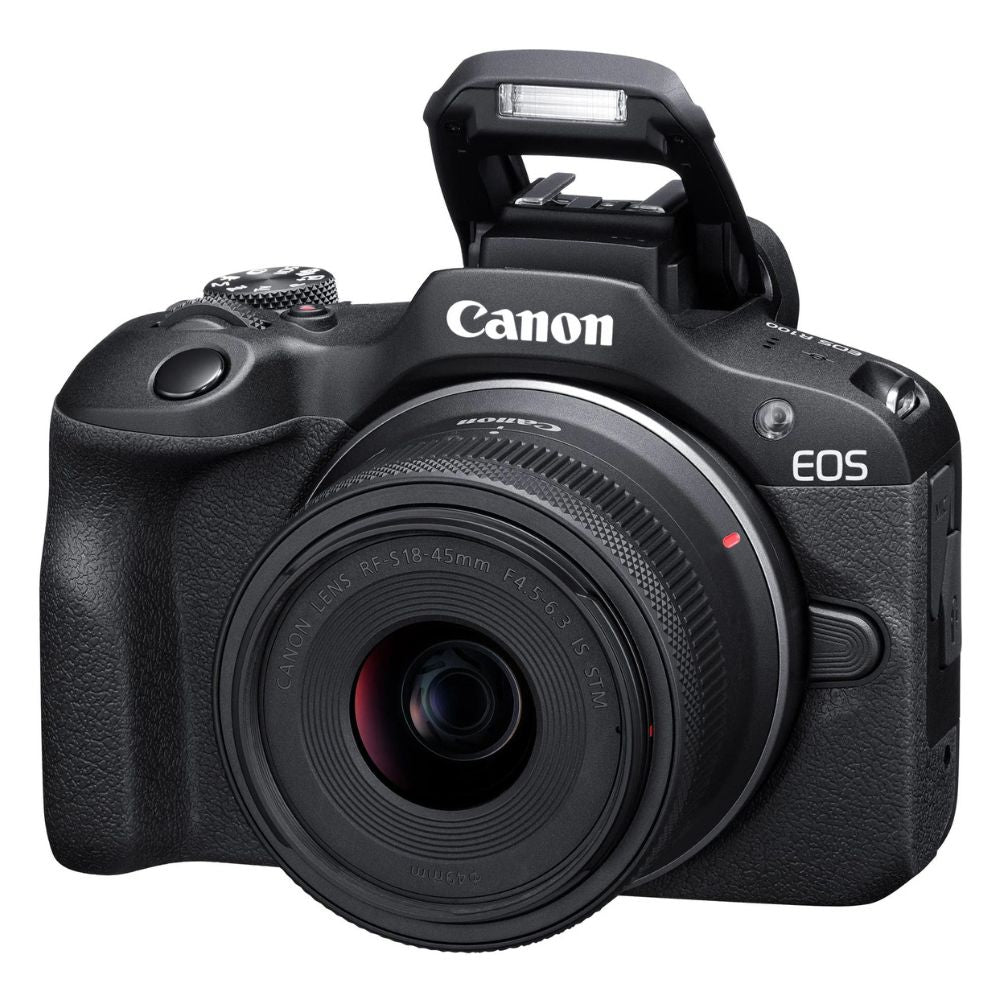 Canon EOS R100 Twin Lens Kit - RF-S 18-45mm & 55-210mm Mirrorless Camera