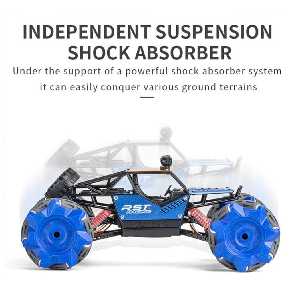1/20 Scale Stunt RC Rock Crawler - Side Drift Skidding Remote Control Car