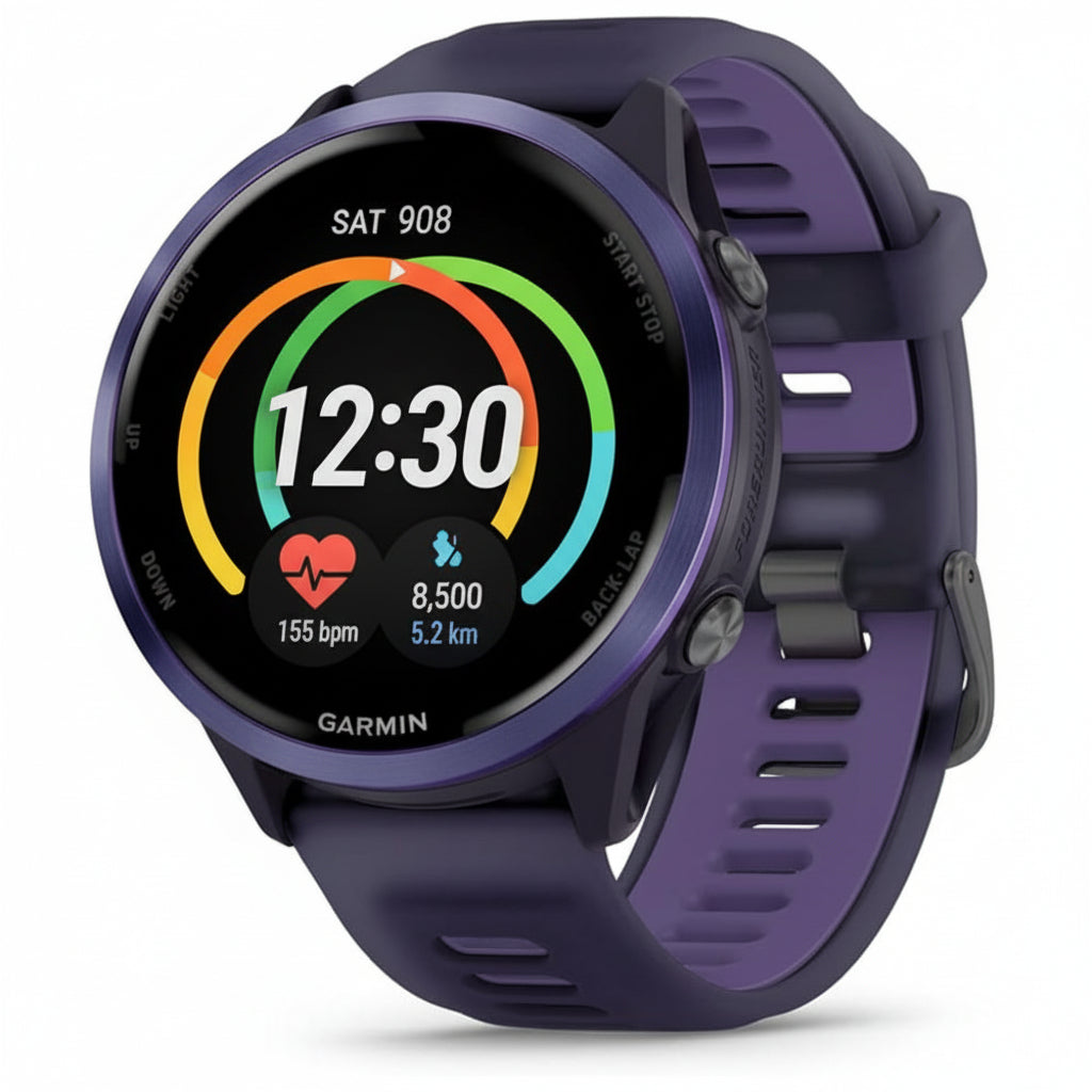 Garmin Forerunner 570 GPS Running Watch - Cloud Blue, Raspberry, Slate Gray, AMP Yellow, Indigo, slate grey black