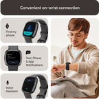 Fitbit Sense Smartwatch Graphite GPS, ECG & SpO₂ - Pristine - Refurbished Fitbit