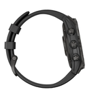 Garmin Fenix 7 Sapphire Solar Watch - Carbon Gray DLC Titanium with Black Band(Open Never Used) Garmin