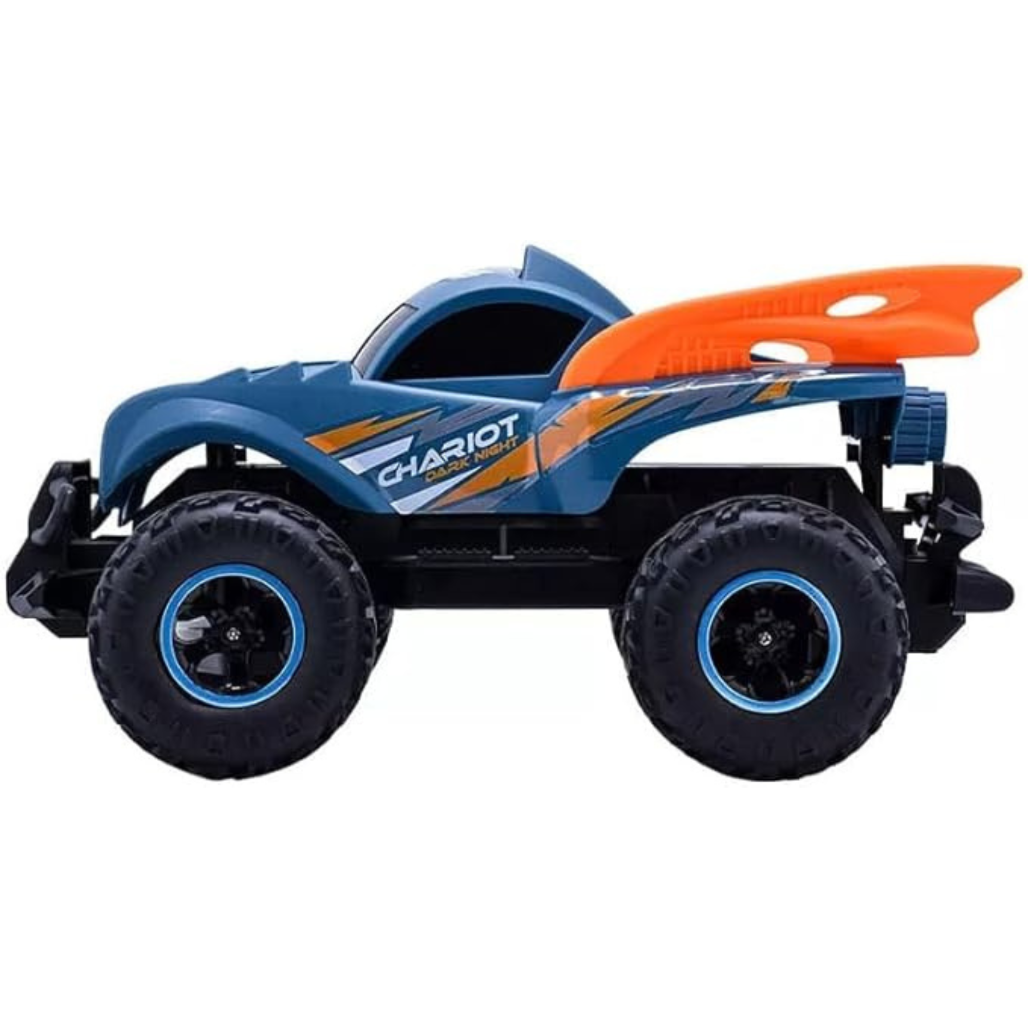 Monster Truck Off-Road Car for Children Remote Control - 1:14 Scale - Four-Way - 27MHz Radio Control (Gray)