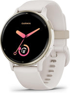 Garmin Vivoactive 5 Smartwatch – Ivory with Cream Gold Bezel Garmin