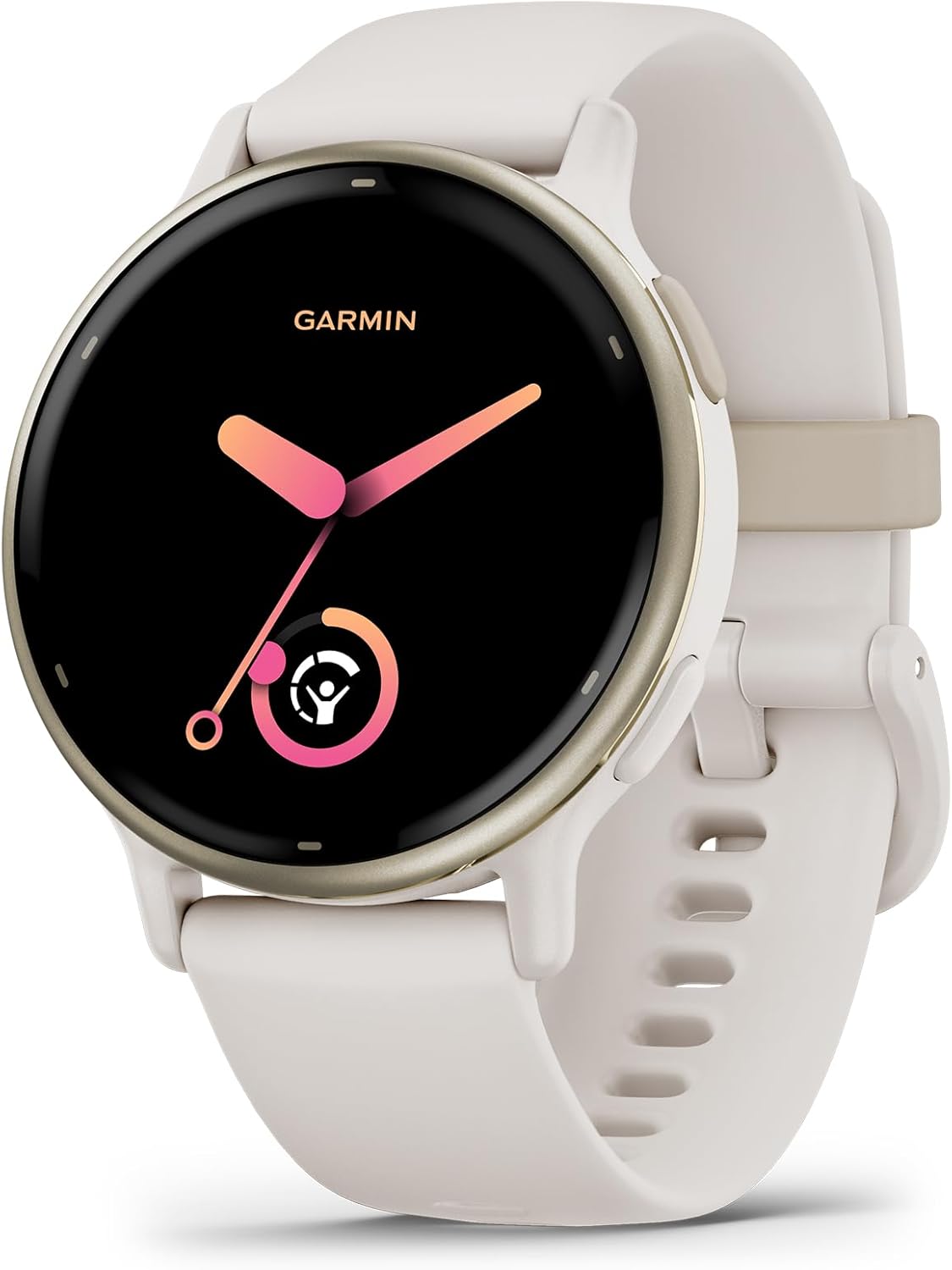 Garmin Vivoactive 5 Smartwatch – Ivory with Cream Gold Bezel Garmin