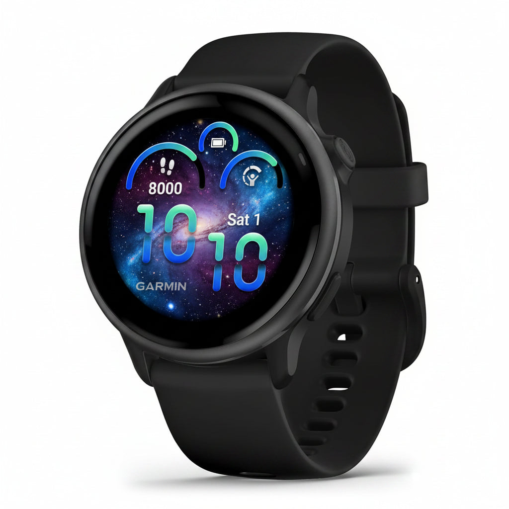 Garmin vívoactive 6 GPS Smartwatch with AMOLED Display, Fitness & Sleep Tracking, Bluetooth Calling - Green, Black, Bone, Pink & Grey - Good - Refurbished (Copy) Garmin