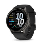 Garmin Venu 4 41mm GPS Smartwatch - Slate with Black, Lunar Gold with Bone, Silver with Periwinkle silicone band (Copy) Garmin