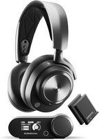 SteelSeries Arctis Nova Pro Wireless + Bluetooth - PC, PlayStation & Switch - Active Noise Cancellation, Dual 36+ Hour Battery, AI Noise-Cancelling ClearCast Gen 2 Mic