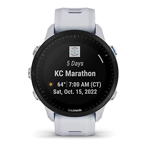 Garmin Forerunner 955 GPS Running Smartwatch - White - Open Never Used Garmin