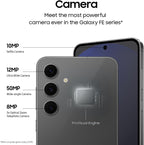 Samsung Galaxy S24 FE 5G Smartphone - 256GB Storage, Android, AI-Powered Camera Black Samsung