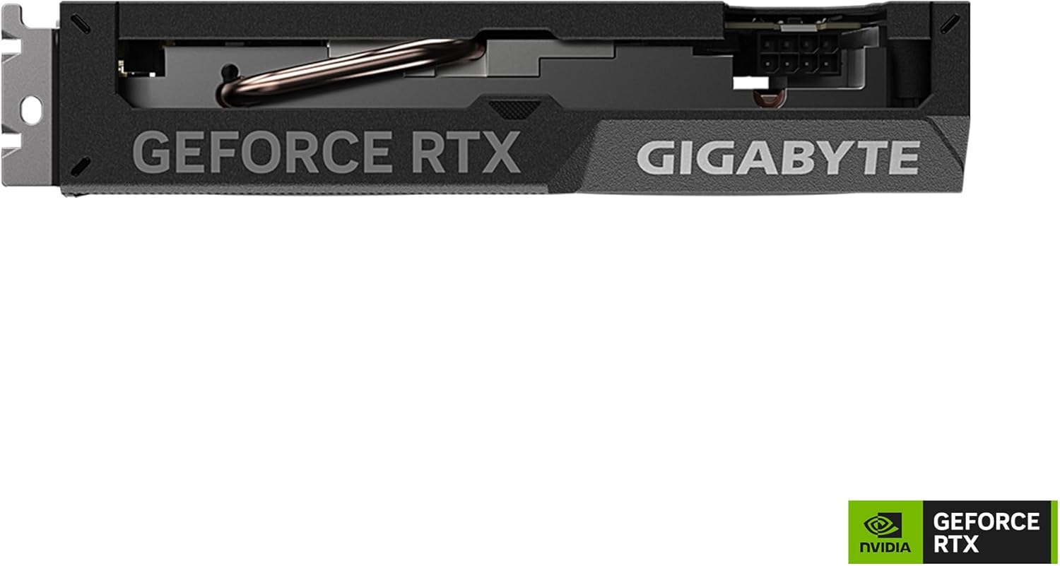 GIGABYTE GeForce RTX 4060 WINDFORCE OC 8G Graphics Card, 2X WINDFORCE Fans, 8GB 128-bit GDDR6, GV-N4060WF2OC-8GD