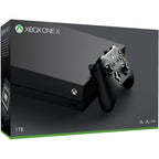 Xbox One X 1TB Console With Wireless Controller - Black  AU Version ( Open Never Used )