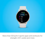 Garmin Vivoactive 5 Smartwatch – Ivory with Cream Gold Bezel Garmin