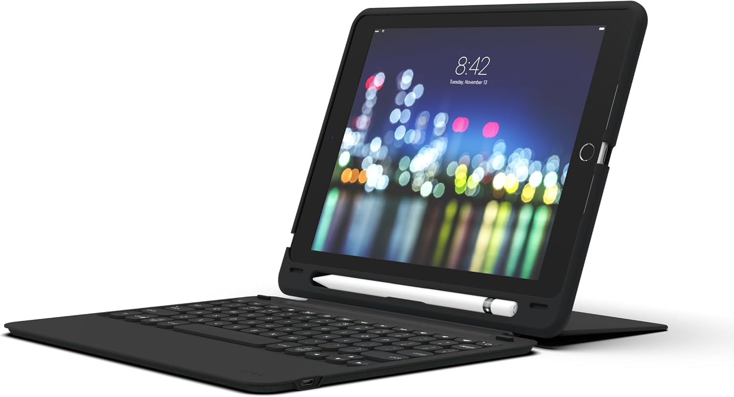 ZAGG Slim Book Go - Bluetooth Keyboard and Case - Made for Apple iPad 10.2" - Black