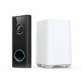 Eufy Video Doorbell Battery with Home Base Mini Repeater White & Black