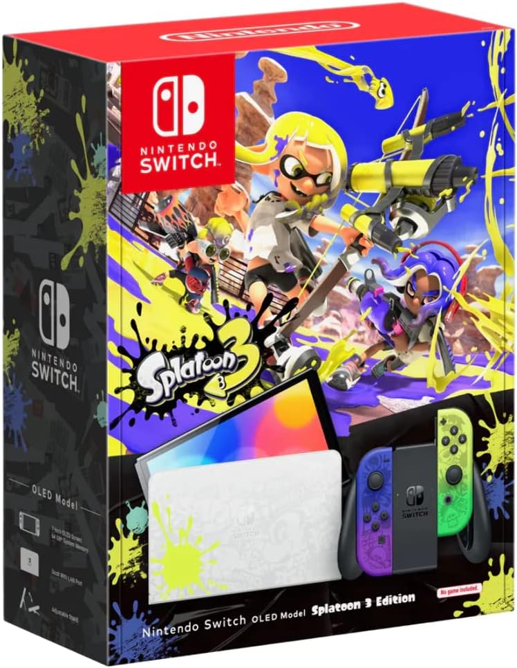 Nintendo Switch OLED Console 64GB - Splatoon 3 Edition