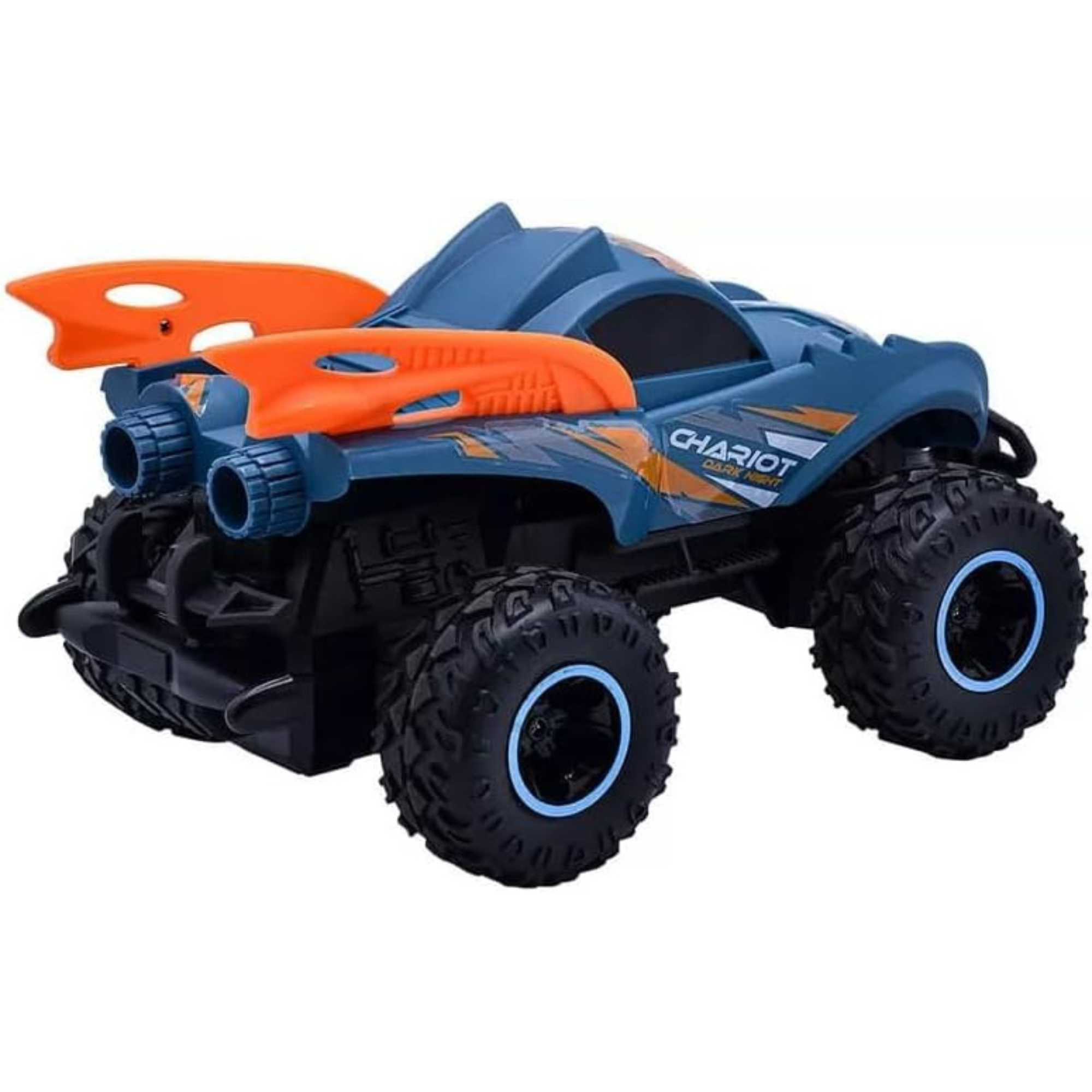 Monster Truck Off-Road Car for Children Remote Control - 1:14 Scale - Four-Way - 27MHz Radio Control (Gray)
