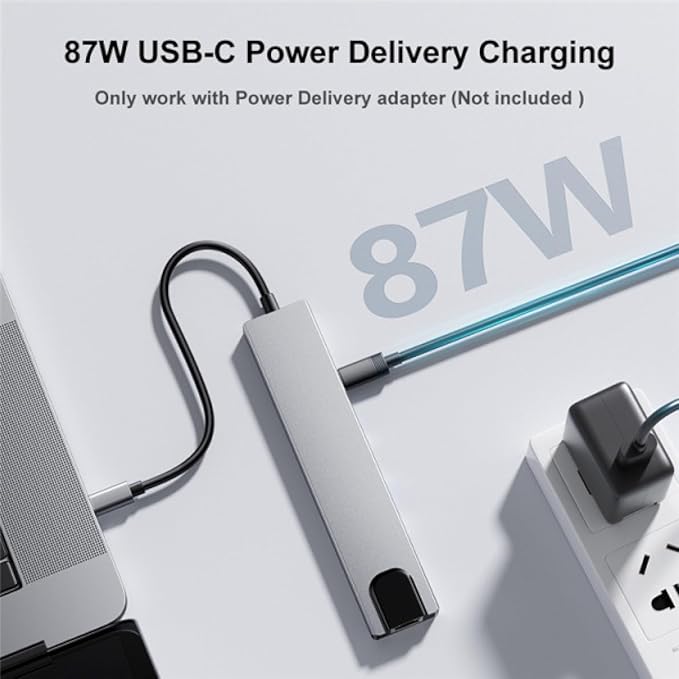 USB-C Hub – Space Grey - 8-in-1 Expansion - Brand New Tristar Online