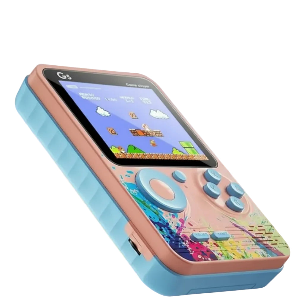 Portable G5 Mini Arcade Console – 500-in-1 Classic Handheld Video Game Player for Kids, PC & TV Compatible