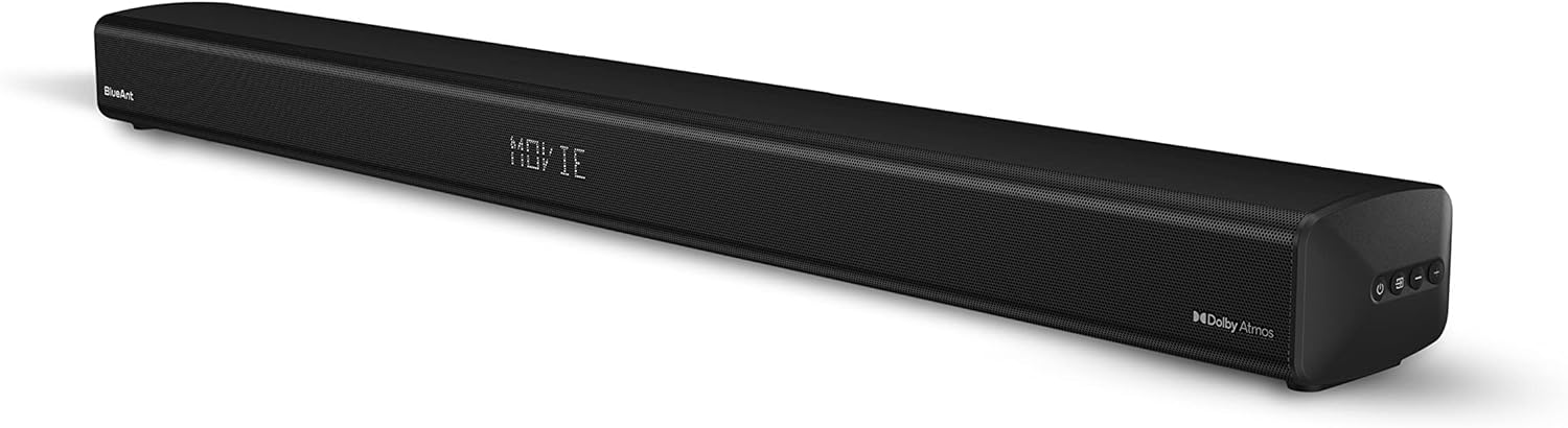 BlueAnt XT100 2.0 100W Dolby Atmos Soundbar – Immersive Audio Experience in a Sleek Design - Good – Refurbished BlueAnt
