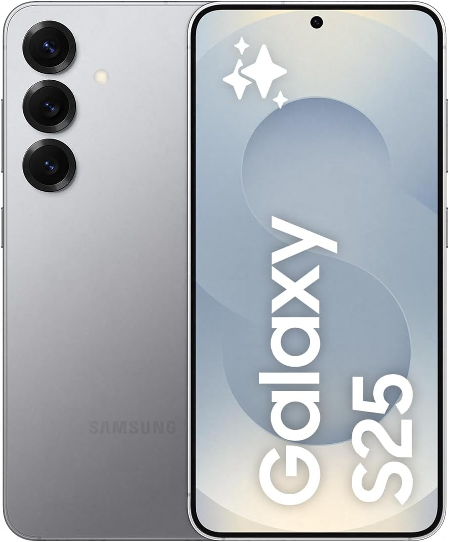 Samsung Galaxy S25, AI Smartphone, 12 GB Memory, 256 GB Storage, 50 MP Camera, Long Battery Life, Silver Shadow - Brand New [AU Version]