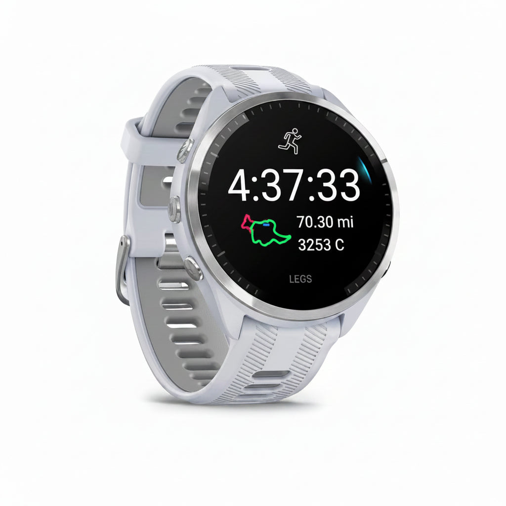 Garmin Forerunner 965 GPS Running Smartwatch - Black/Grey, Whitestone, Amp Yellow Garmin