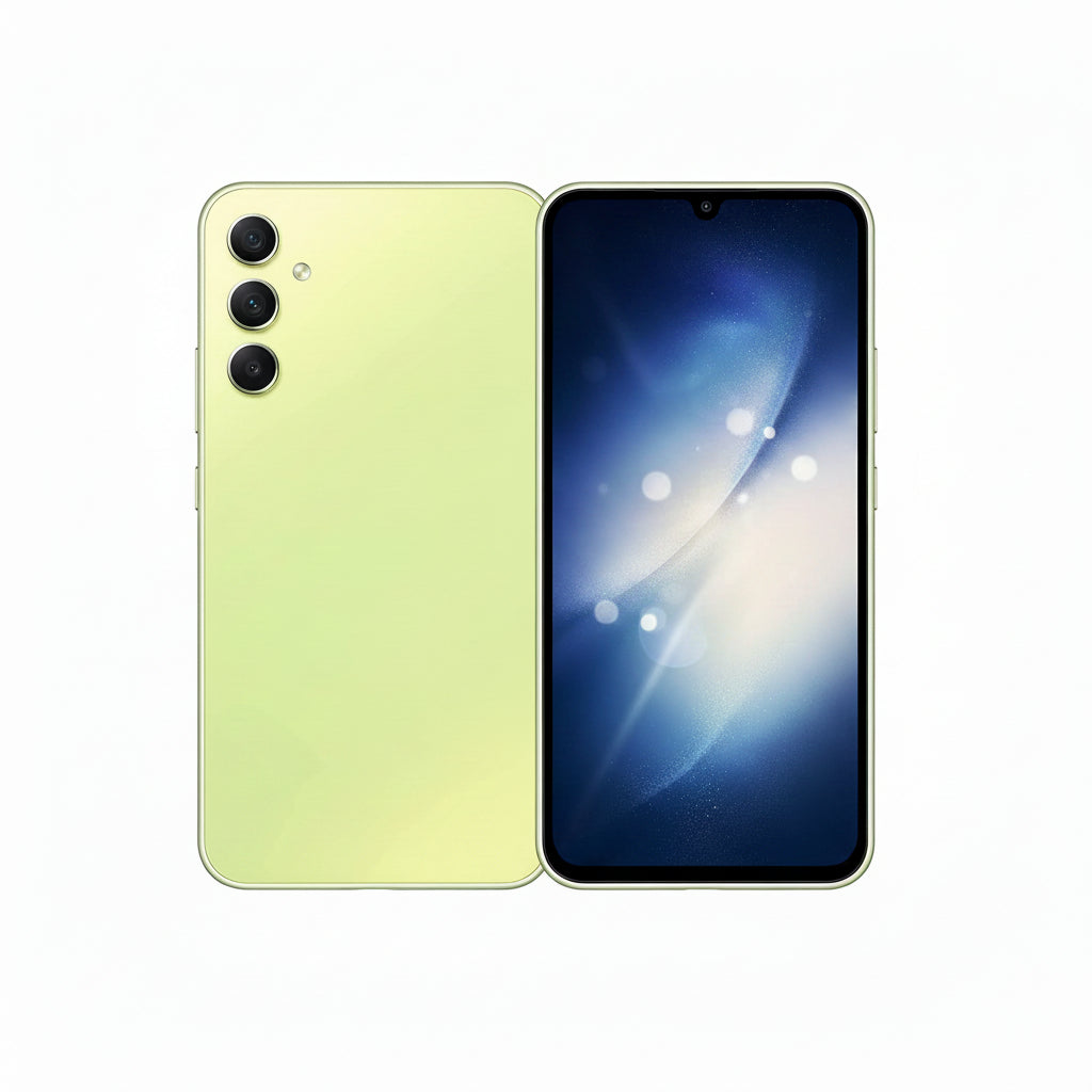 Samsung Galaxy A34 5G - 128GB/256GB - 6GB/8GB RAM - Awesome Lime, Graphite, Violet, Silver – 120Hz AMOLED Smartphone - Acceptable - Refurbished (Copy) Samsung