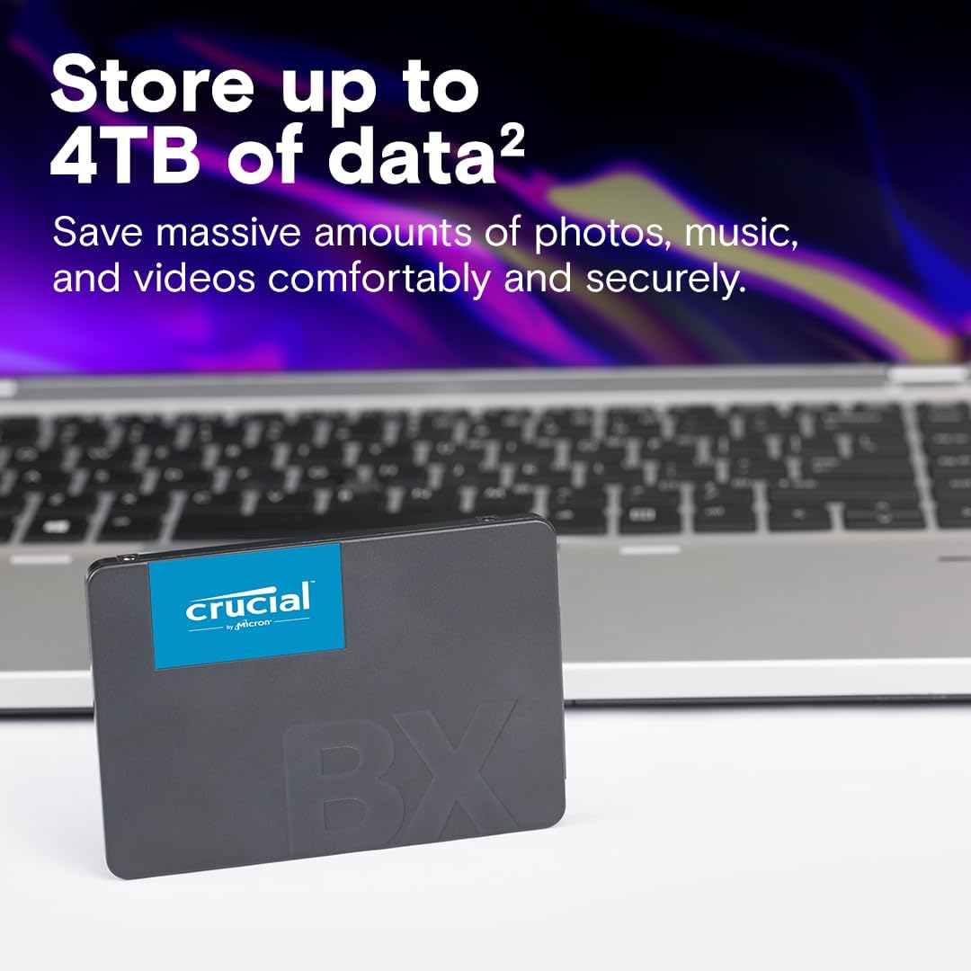 Crucial BX500 1TB 2.5-inch SSD CT1000BX500SSD1 - Black