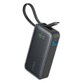 Anker Nano 10K 30W Power Bank with Built-In USB-C Cable – 10000mAh – Black