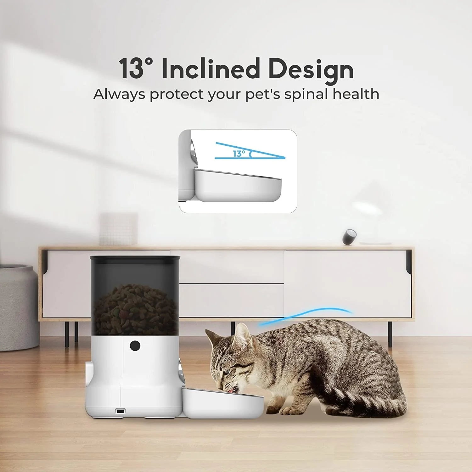 Dogness F12 Cube Programmable Feeder 4L – White