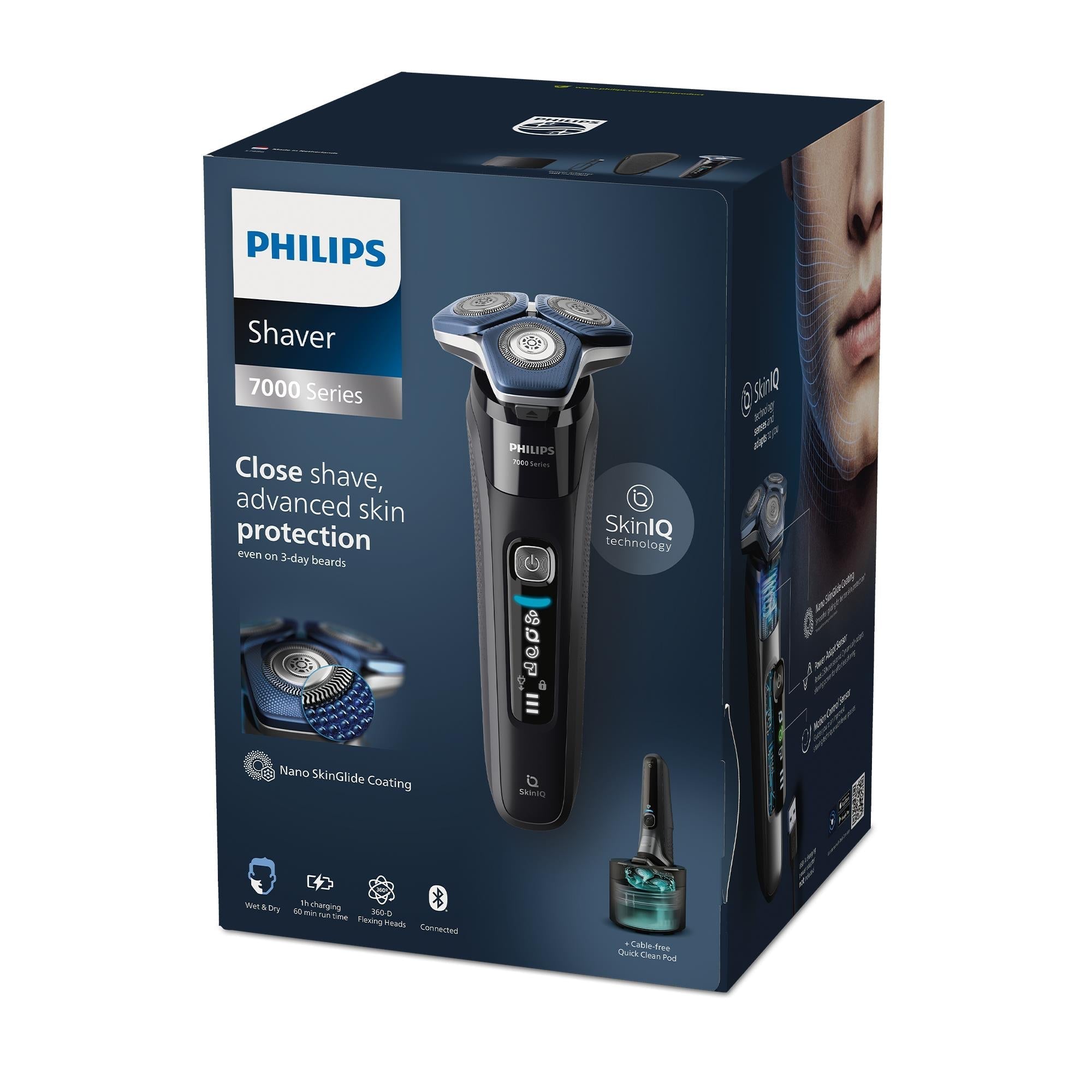 Philips Series 7000 SkinIQ Wet & Dry Electric Shaver (AU Version)