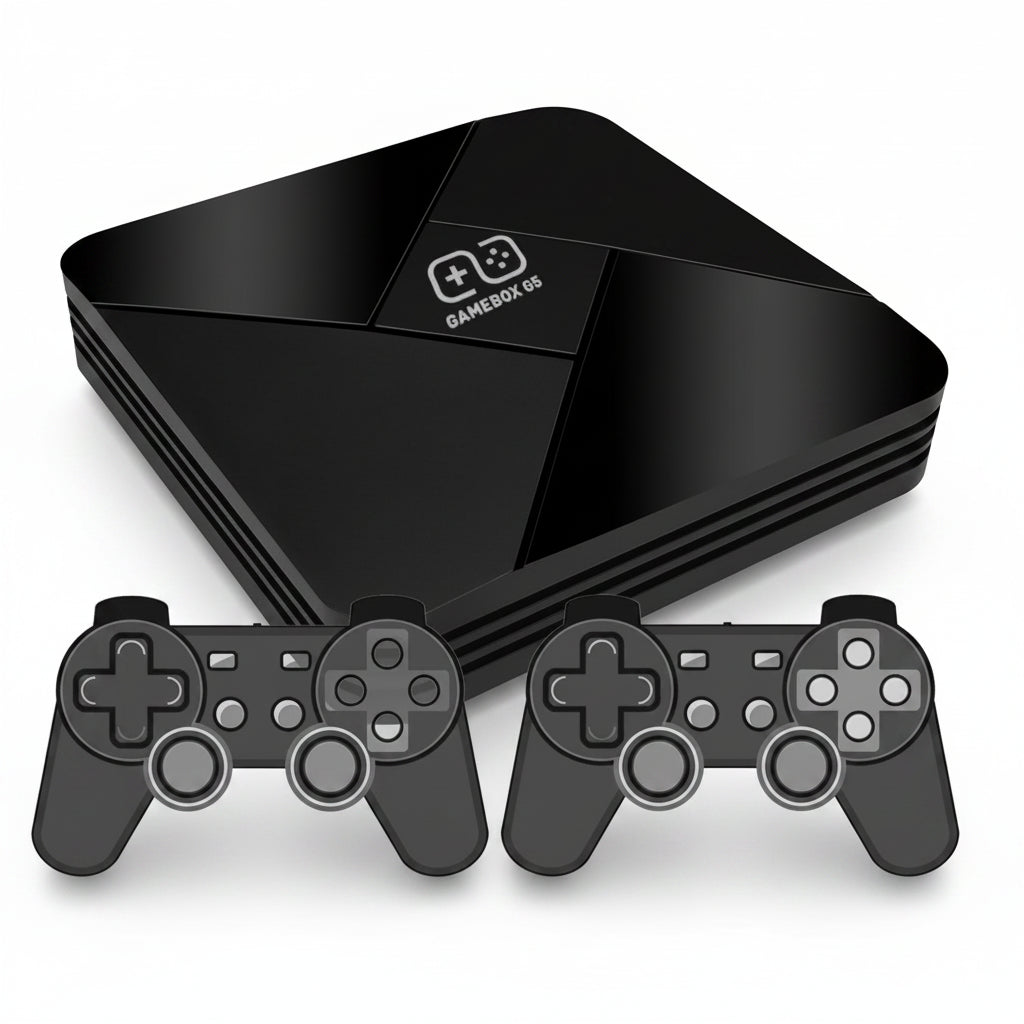 G5 4K HD Retro Video Game Console – WiFi TV Support, 64GB Storage, 30,000+ Preloaded Classic Games