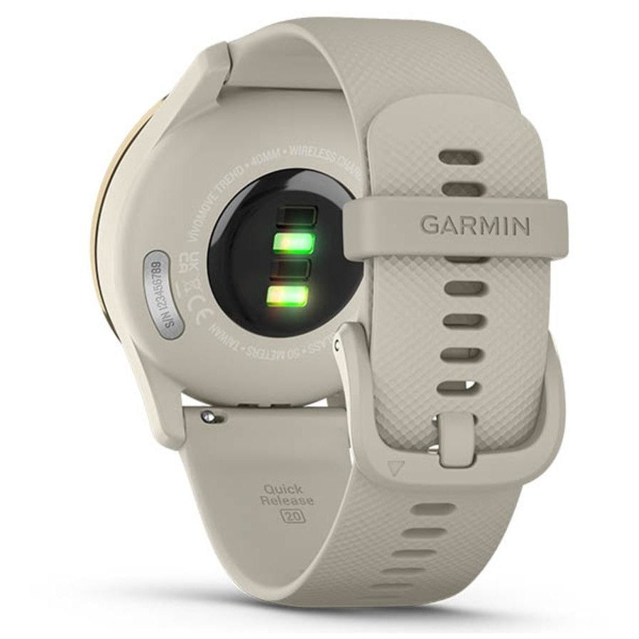 Garmin Vivomove Trend Smart Watch 40mm - Cream Gold ( Open Never Used )