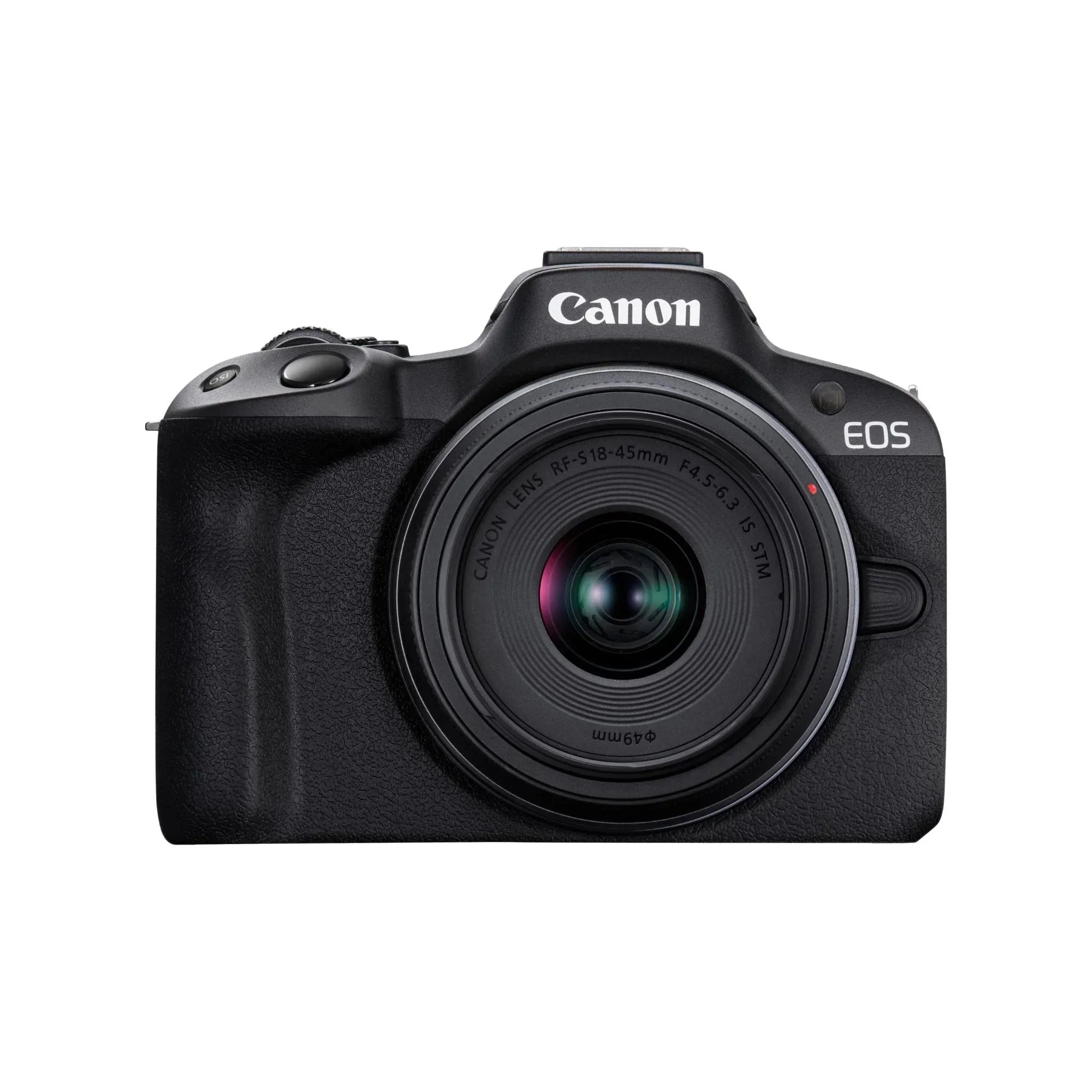 Canon EOS R50 Mirrorless Camera Kit (Black) with RF-S 18-45mm & RF-S 55-210mm Lens Bundle canon