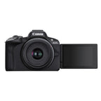 Canon EOS R50 Mirrorless Camera Kit with RF-S 18-45mm & RF-S 55-210mm Lenses Black – 24.2MP 4K Creator Camera