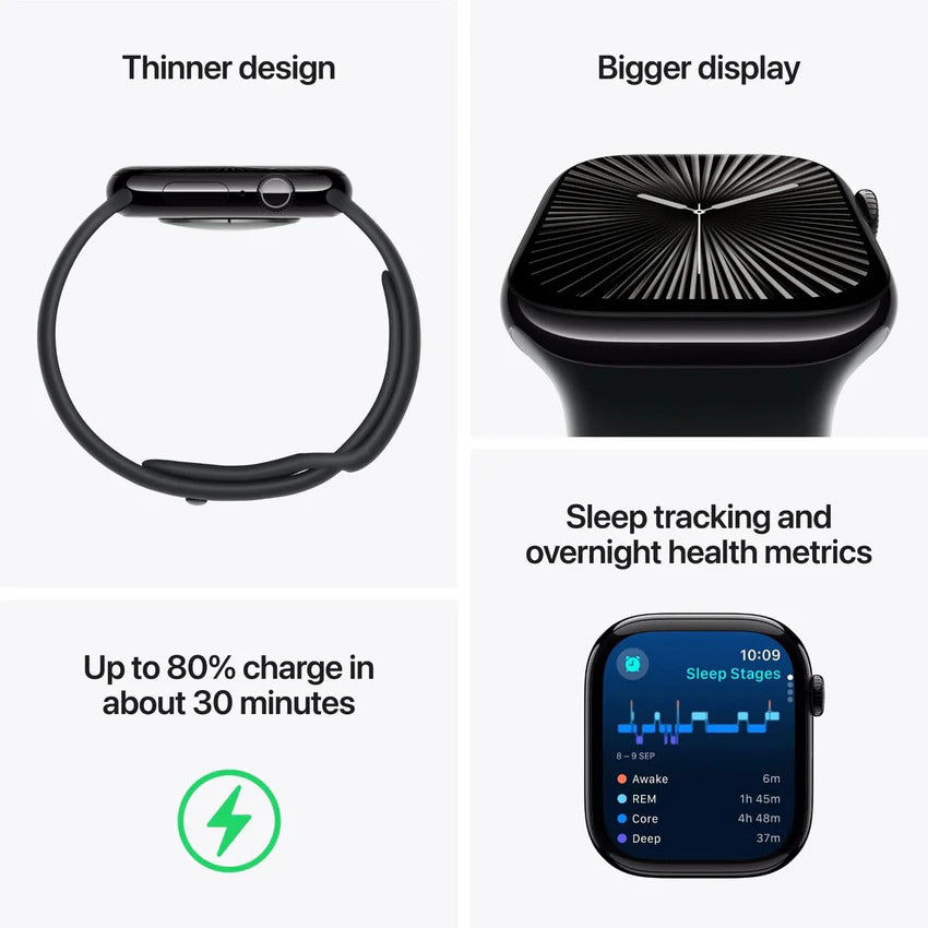 Apple Watch Series 10 42mm Rose Gold Aluminium Case GPS Cellular Sport Band - AU Version
