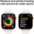 Apple Watch Series 10 42mm Rose Gold Aluminium Case GPS Cellular Sport Band (S/M) (Box Damage)