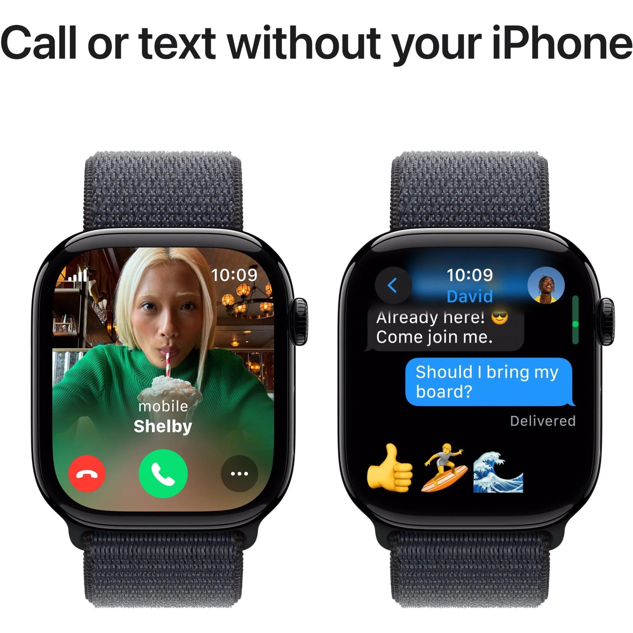 Apple Watch Series 10 46mm Jet Black Aluminium Case GPS + Cellular Sport Loop AU Version ( Open Never Used )
